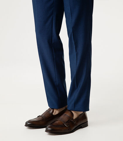 Mocassino cognac doppia fibbia, Valerio 1966, 2753T0158PECOGN039, 002